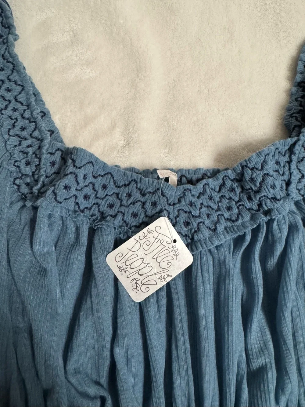 Free People Embroidered Top - small